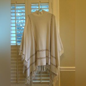 J.McLaughlin Cream Jacket / Poncho  One Size